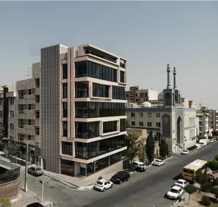 طراحی نما ساختمان اداری
